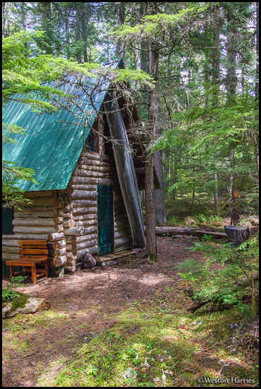 - Backcountry Log Cabin, Glacier NP -