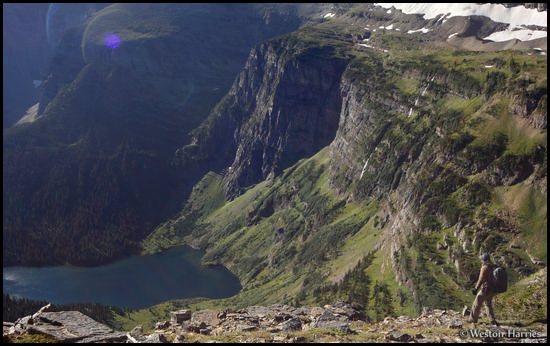 - Overlooking Medicine Grizzly Lake, Glacier NP -