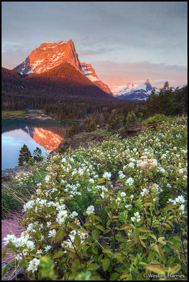 - Sunrise at St. Mary Lake, Glacier NP -