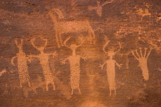 - Formative Period Petroglyph, Dark Angel Rock Art Site, Arches NP -