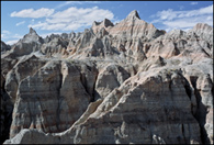 - Erosion Formations near Norbeck Pass, Badlands NP -