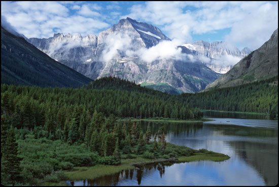 - Mt. Gould and Swiftcurrent Lake, Glacier NP -