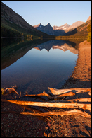 - Cosley Lake at Sunrise, Glacier NP -