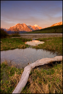 - First Light on the Peaks Above St. Mary Lake, Glacier NP -