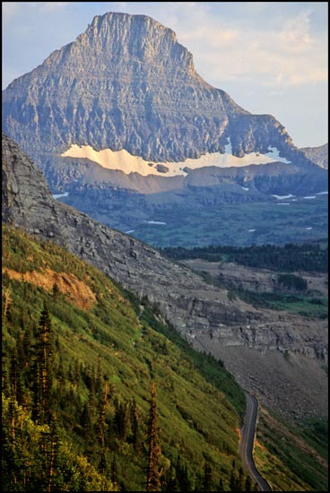 - Going To The Sun Road Nearing Logan Pass, Glacier NP -