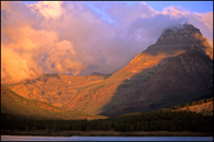 - A View Over Swiftcurrent Lake at First Light, Glacier NP -