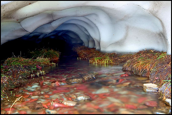 - Small Snow Cave, Glacier NP -