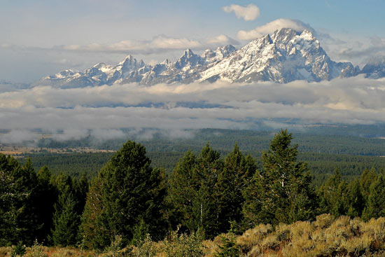- The Teton Range After an Early Fall Snow Storm, Grand Teton NP -