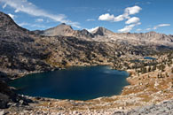 - Unnamed Lake Below King Spur, Sixty Lake Basin, Kings Canyon NP -