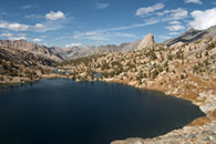 - Fin Dome Rising Above an Unnamed Lake, Sixty Lake Basin, Kings Canyon NP -
