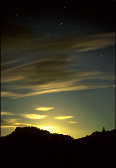 - Blurred Clouds at MacGregor Ranch, Rocky Mountain NP -