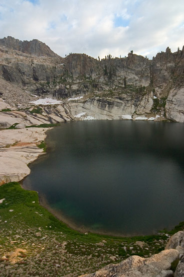 - Granite Shoreline Leading Into Pear Lake, with Reflection, Sequoia NP -