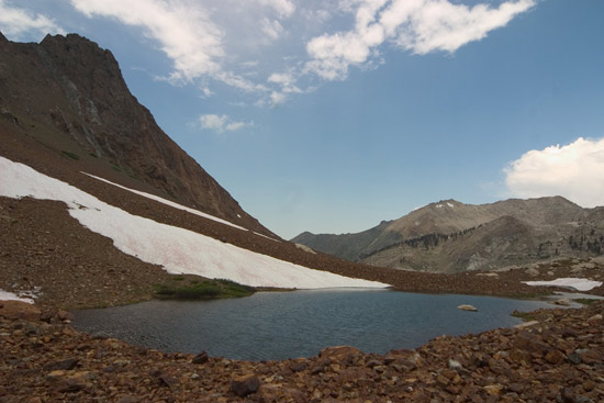- A Pond Below Tulare Peak, Mineral King Area, Sequoia NP -