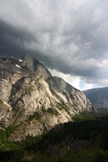 - Storm Clouds Over Half Dome, Seen From Tenaya Canyon, Yosemite NP -