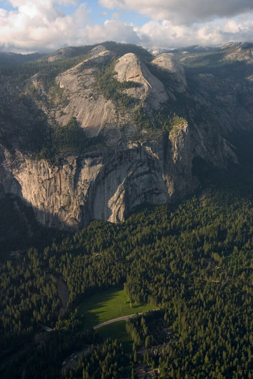 - Washington Column and North Dome, Seen From Glacier Point, Yosemite NP -