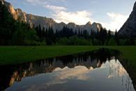 - Flooded Leidig Meadow Reflecting Yosemite Valley, Yosemite NP -